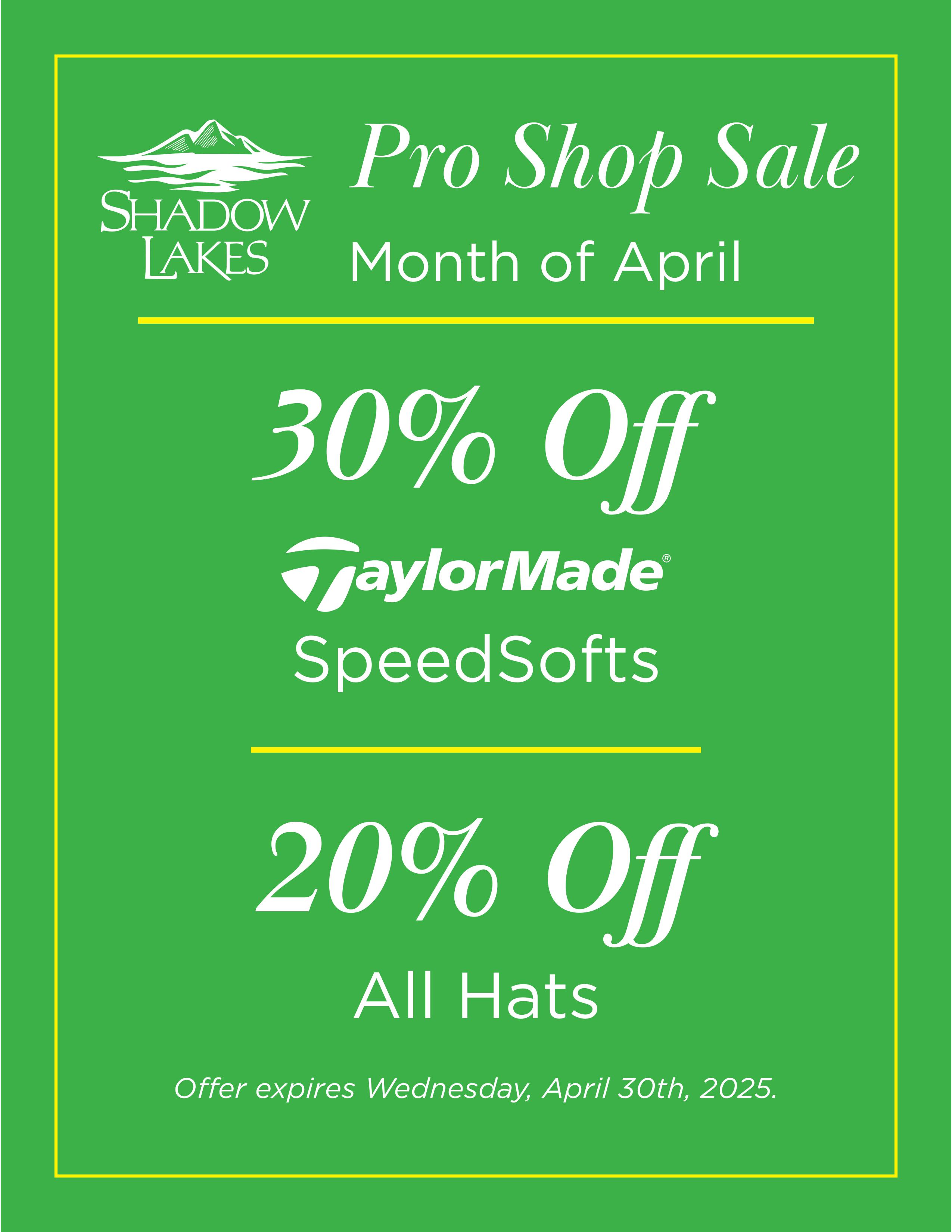 SL APR 2025 Merch Sale flyer