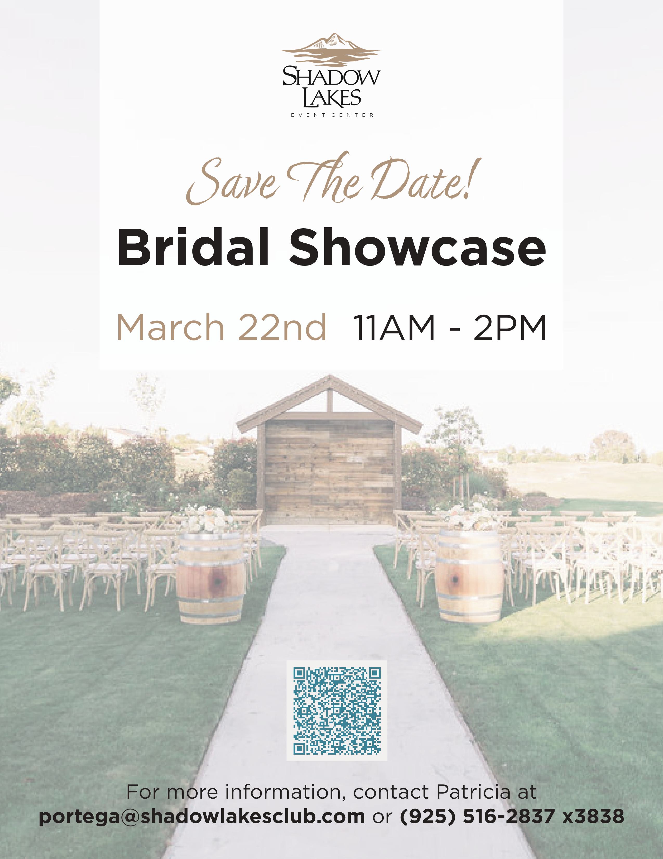 SL Bridal Showcase Save the Date flyer 2025
